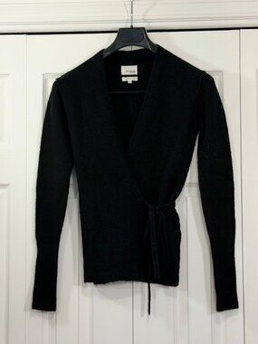 Wilfred Free Aritzia Wool & Alpaca Wrap Sweater